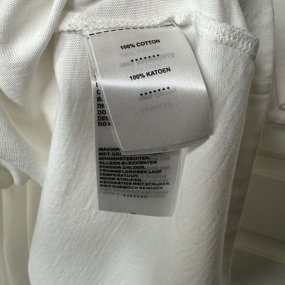 Harley Davidson Women's V Neck White Shirt 120th Anniversary Large Eagle Design - Picture 8 of 10